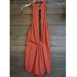 Honey Belle Blood Orange Romper
